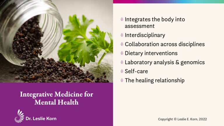 Integrative Medicine Certification: Mental Health Disorders | 20 CEs